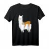 Faultier schläft auf Alpaka Lama T-Shirt - Lustiges Tiermotiv für Tierliebhaber und Freizeitfans
