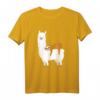 Faultier schläft auf Alpaka Lama T-Shirt - Lustiges Tiermotiv für Tierliebhaber und Freizeitfans