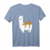 Faultier schläft auf Alpaka Lama T-Shirt - Lustiges Tiermotiv für Tierliebhaber und Freizeitfans