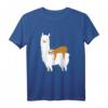 Faultier schläft auf Alpaka Lama T-Shirt - Lustiges Tiermotiv für Tierliebhaber und Freizeitfans