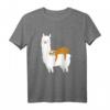Faultier schläft auf Alpaka Lama T-Shirt - Lustiges Tiermotiv für Tierliebhaber und Freizeitfans