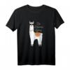 HapFrog Lama Geschenk - Süßes No Drama Lama T-Shirt für Lama- und Alpaca-Fans als Geburtstagsgeschenk für Freunde und Familie