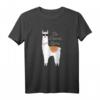 HapFrog Lama Geschenk - Süßes No Drama Lama T-Shirt für Lama- und Alpaca-Fans als Geburtstagsgeschenk für Freunde und Familie