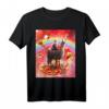 Space Cat Reitendes Lama-Einhorn T-Shirt mit Pizza & Taco – Lustiges galaktisches Tier-Design für Trendsetter und Tierliebhaber