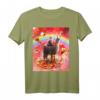 Space Cat Reitendes Lama-Einhorn T-Shirt mit Pizza & Taco – Lustiges galaktisches Tier-Design für Trendsetter und Tierliebhaber