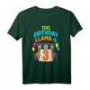 Lama Geburtstag T-Shirt für Mädchen – Alpaka Party Outfit für 3-Jährige Kindergeburtstag & Tierliebhaberinnen