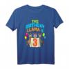 Lama Geburtstag T-Shirt für Mädchen – Alpaka Party Outfit für 3-Jährige Kindergeburtstag & Tierliebhaberinnen