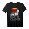 Offizielles Schlafshirt Pyjama mit Lama, Faultier & Alpaka – Lustiges Geschenk für Langschläfer, Morgenmuffel & Tierliebhaber