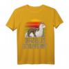 Offizielles Schlafshirt Pyjama mit Lama, Faultier & Alpaka – Lustiges Geschenk für Langschläfer, Morgenmuffel & Tierliebhaber