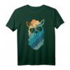 Lustiges Lama Alpaka T-Shirt für Frauen und Männer – Vintage Geschenkidee mit Sonnenbrille für Freunde, Kinder, Geburtstage & Weihnachten