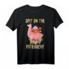 Feministisches Lama T-Shirt gegen Patriarchat – Humorvolles Frauenrechte Shirt mit Blumenmotiv & Lama-Design
