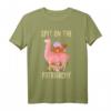 Feministisches Lama T-Shirt gegen Patriarchat – Humorvolles Frauenrechte Shirt mit Blumenmotiv & Lama-Design