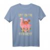 Feministisches Lama T-Shirt gegen Patriarchat – Humorvolles Frauenrechte Shirt mit Blumenmotiv & Lama-Design