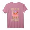 Feministisches Lama T-Shirt gegen Patriarchat – Humorvolles Frauenrechte Shirt mit Blumenmotiv & Lama-Design