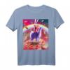 Laser Augen Space Cat T-Shirt mit Lama Design – Bequemes und ausgefallenes Tier- und Weltraum-Motiv