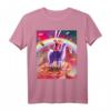 Laser Augen Space Cat T-Shirt mit Lama Design – Bequemes und ausgefallenes Tier- und Weltraum-Motiv