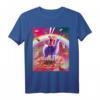 Laser Augen Space Cat T-Shirt mit Lama Design – Bequemes und ausgefallenes Tier- und Weltraum-Motiv