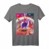 Laser Augen Space Cat T-Shirt mit Lama Design – Bequemes und ausgefallenes Tier- und Weltraum-Motiv