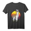 Faultier auf Lama T-Shirt - Lustiges Tiermotiv für Männer, Frauen und Kinder als Geschenk für Feiern und Freunde