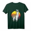 Faultier auf Lama T-Shirt - Lustiges Tiermotiv für Männer, Frauen und Kinder als Geschenk für Feiern und Freunde
