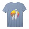 Faultier auf Lama T-Shirt - Lustiges Tiermotiv für Männer, Frauen und Kinder als Geschenk für Feiern und Freunde