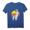 Faultier auf Lama T-Shirt - Lustiges Tiermotiv für Männer, Frauen und Kinder als Geschenk für Feiern und Freunde