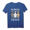 Lustiges Alpaka T-Shirt | Alpaca Squad – Perfektes Geschenk für Tierliebhaber, Zoo Besucher & Alpaka Fans