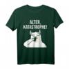 Alter Katastrophe Lama Alpaka Facepalm T-Shirt – Lustiges Tierliebhaber Geschenk für Geburtstag, Weihnachten, Vatertag & Muttertag