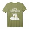 Alter Katastrophe Lama Alpaka Facepalm T-Shirt – Lustiges Tierliebhaber Geschenk für Geburtstag, Weihnachten, Vatertag & Muttertag