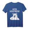 Alter Katastrophe Lama Alpaka Facepalm T-Shirt – Lustiges Tierliebhaber Geschenk für Geburtstag, Weihnachten, Vatertag & Muttertag