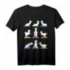 Lustiges Alpaka Yoga T-Shirt mit Lamas in Yoga-Posen – Perfektes Geschenk für Yoga-Liebhaber, Geburtstags- & Weihnachtsgeschenk