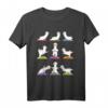 Lustiges Alpaka Yoga T-Shirt mit Lamas in Yoga-Posen – Perfektes Geschenk für Yoga-Liebhaber, Geburtstags- & Weihnachtsgeschenk