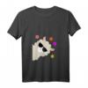 Lustiges Damen Lama Alpaka T-Shirt mit Sonnenbrille und V-Ausschnitt – Perfekt für Sommer, Frühling & als Geschenk für Lama- und Alpaka-Fans