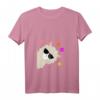 Lustiges Damen Lama Alpaka T-Shirt mit Sonnenbrille und V-Ausschnitt – Perfekt für Sommer, Frühling & als Geschenk für Lama- und Alpaka-Fans