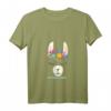 Damen Lama Geschenk für Valentinstag, Mütter und werdende Mütter - Personalisiertes T-Shirt mit V-Ausschnitt für Frauen