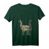 Damen Vintage Lama T-Shirt mit V-Ausschnitt – Perfektes Geschenk für Tierliebhaberinnen, Lama Fans & Tierpflegerinnen
