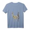Damen Vintage Lama T-Shirt mit V-Ausschnitt – Perfektes Geschenk für Tierliebhaberinnen, Lama Fans & Tierpflegerinnen