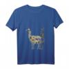 Damen Vintage Lama T-Shirt mit V-Ausschnitt – Perfektes Geschenk für Tierliebhaberinnen, Lama Fans & Tierpflegerinnen