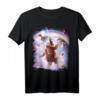 Laser Eyes Space Cat Faultier Lama Regenbogen T-Shirt – Buntes, lustiges Tier-Design für Trendsetter