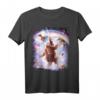Laser Eyes Space Cat Faultier Lama Regenbogen T-Shirt – Buntes, lustiges Tier-Design für Trendsetter
