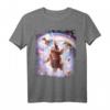 Laser Eyes Space Cat Faultier Lama Regenbogen T-Shirt – Buntes, lustiges Tier-Design für Trendsetter