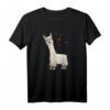 Süßes Fancy Lama mit Herzchen | Funky Alpaka Lama T-Shirt für Lama- und Tierliebhaber