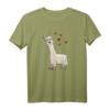 Süßes Fancy Lama mit Herzchen | Funky Alpaka Lama T-Shirt für Lama- und Tierliebhaber
