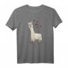 Süßes Fancy Lama mit Herzchen | Funky Alpaka Lama T-Shirt für Lama- und Tierliebhaber
