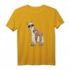 Funky Hipster Faultier auf Lama mit Sonnenbrille T-Shirt - Lässiges Bohemian Tiermotiv für Lama- und Faultier-Fans