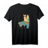 Alpaka, Lama T-Shirt – Lässiges Sommer- und Surfing-Design, perfektes Geschenk für Lama-Fans und Strandliebhaber