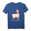 Lustiges Alpaka Weihnachts T-Shirt – Frohes Lamachten Geschenk für Weihnachten, Freundinnen & Freunde, klassisch geschnitten