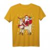 Weihnachten Geschenkidee: Weihnachtsmann reitet Lama T-Shirt – Lustiges Tiermotiv für festliche Freude