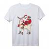 Weihnachten Geschenkidee: Weihnachtsmann reitet Lama T-Shirt – Lustiges Tiermotiv für festliche Freude