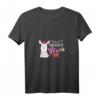 Lama Alpaka Geburtstags T-Shirt für Mädchen mit V-Ausschnitt – Lustiges Tiergeburtstagsgeschenk für Kinder, perfekt für Lama-Thema Partys